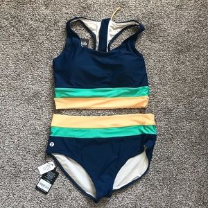 NWT Nani Swimwear Alpine Cutback Crop